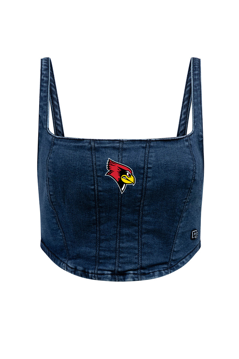 Illinois State Denim Corset