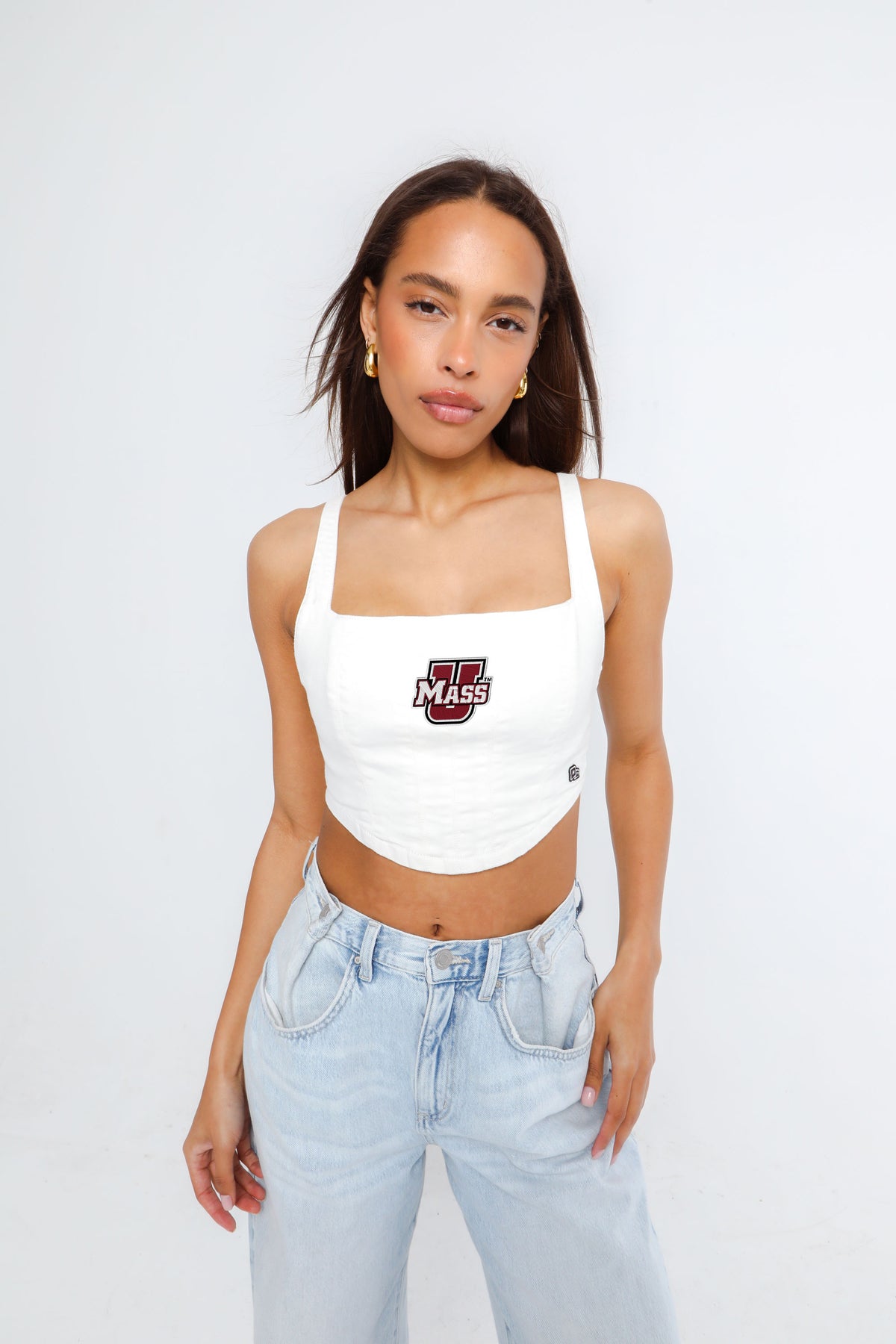 University of Massachusetts Denim Corset