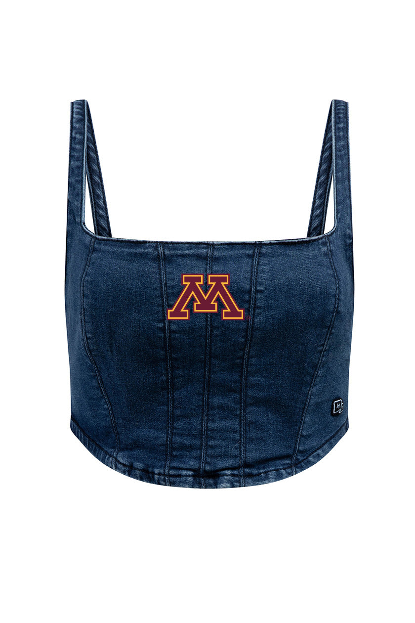 University of Minnesota Denim Corset