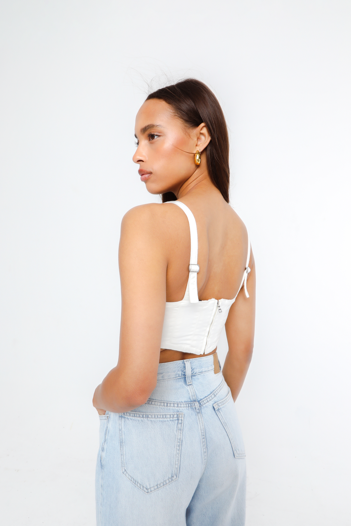 Northeastern University Denim Corset