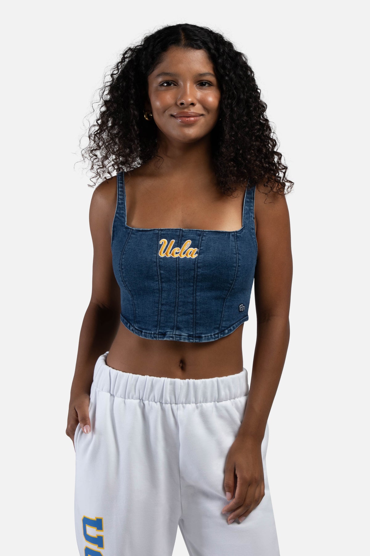 UCLA Denim Corset