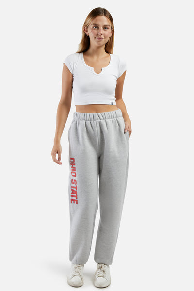 Officially Licensed NCAA Mainstream Ladies' Joggers - Ohio State