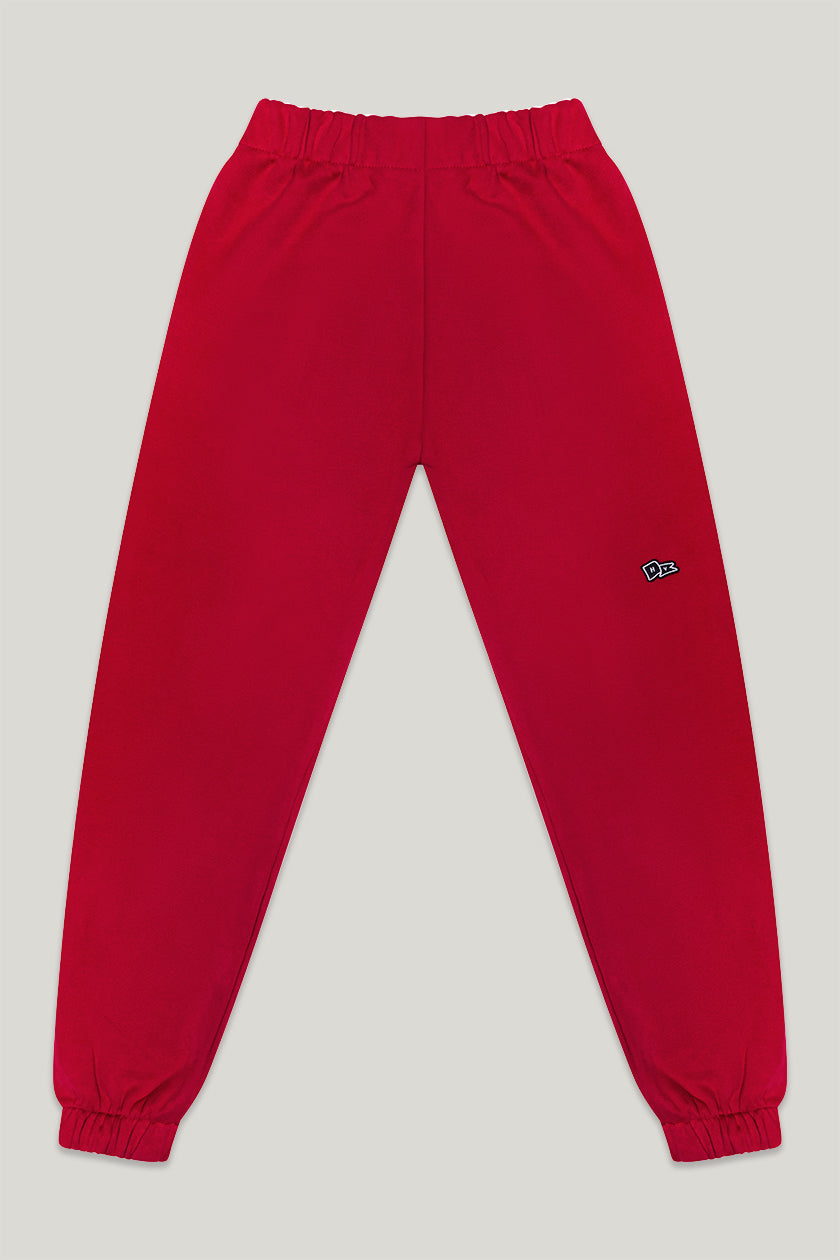 RDS Twill Monogram Sweat Pants - Athletic Heather/Red
