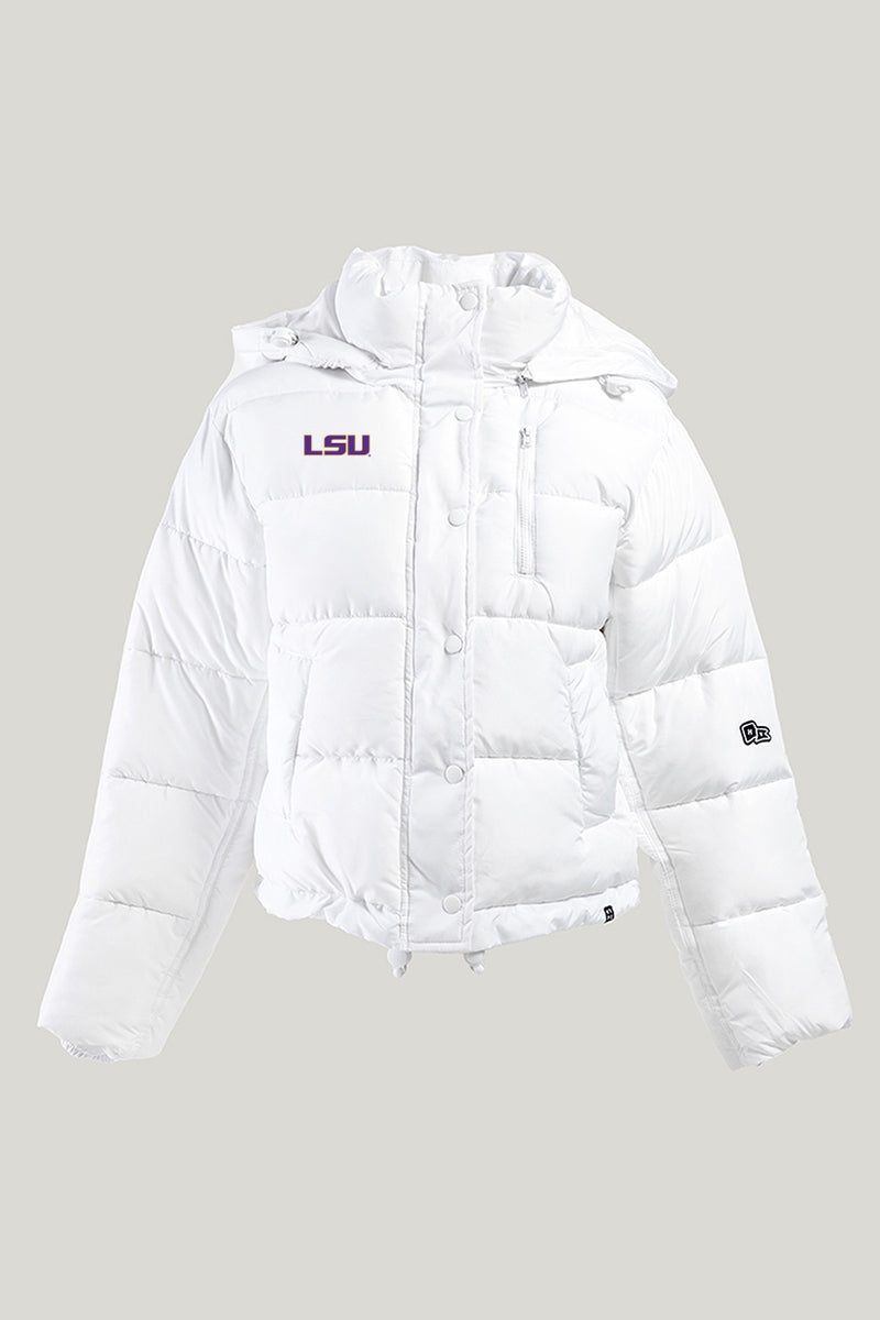 White hot sale lsu windbreaker