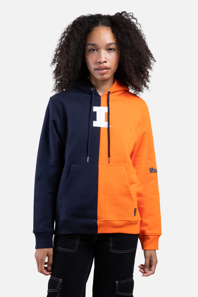 University of Michigan Fumble Hoodie Medium / Navy and White | Hype and Vice