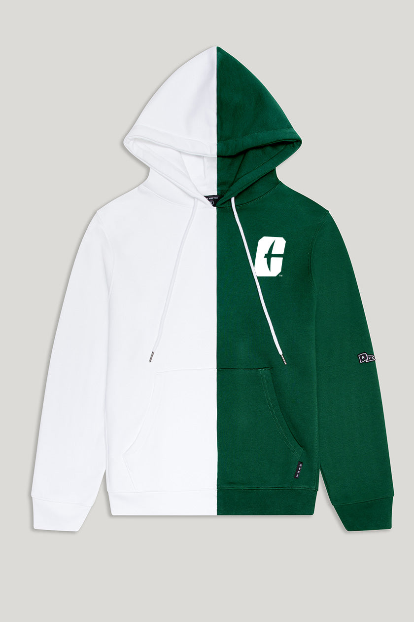 Epicjacket Personalized North Carolina Charlotte Athletics Men's Basketball Hoodie Hawaiian Polynesian Pattern 3D Unisex Hoodie, White, Size S, M, L, XL, 2XL