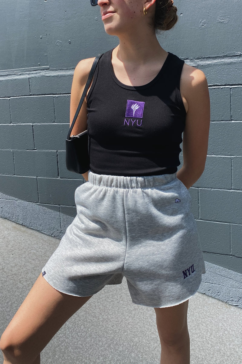 New York University Bra Tank Top X-Large / White | Hype and Vice